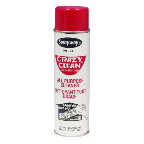 Sprayway Crazy Clean All Purpose Cleaner I Wipe on Wipe off – Wipe-on  Wipe-off, LLC